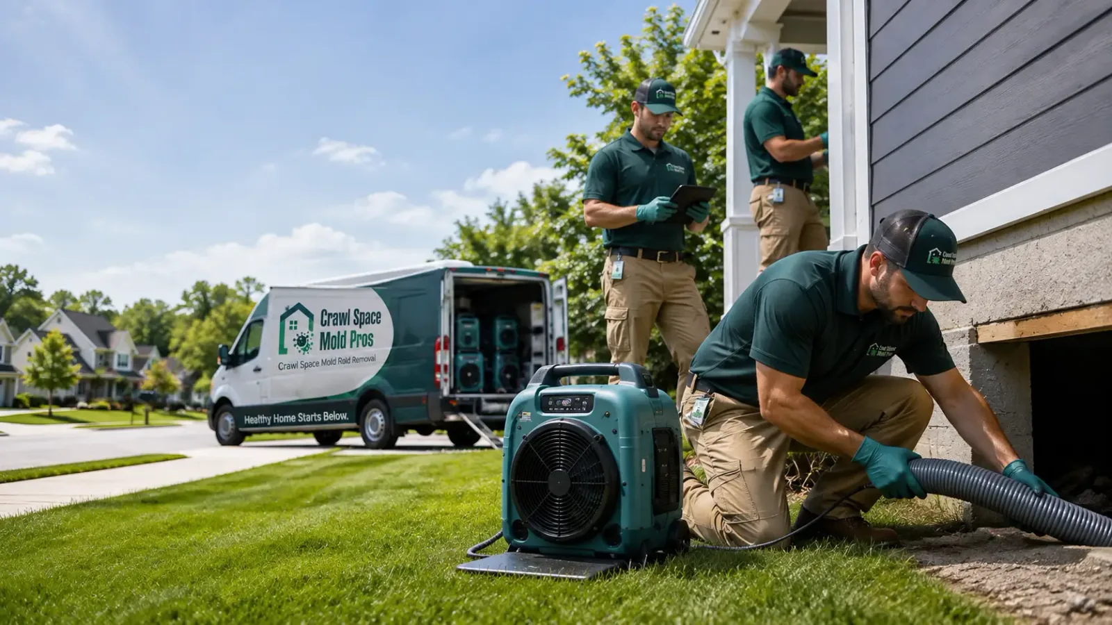 Crawl Space Mold Removal in Petaluma, CA